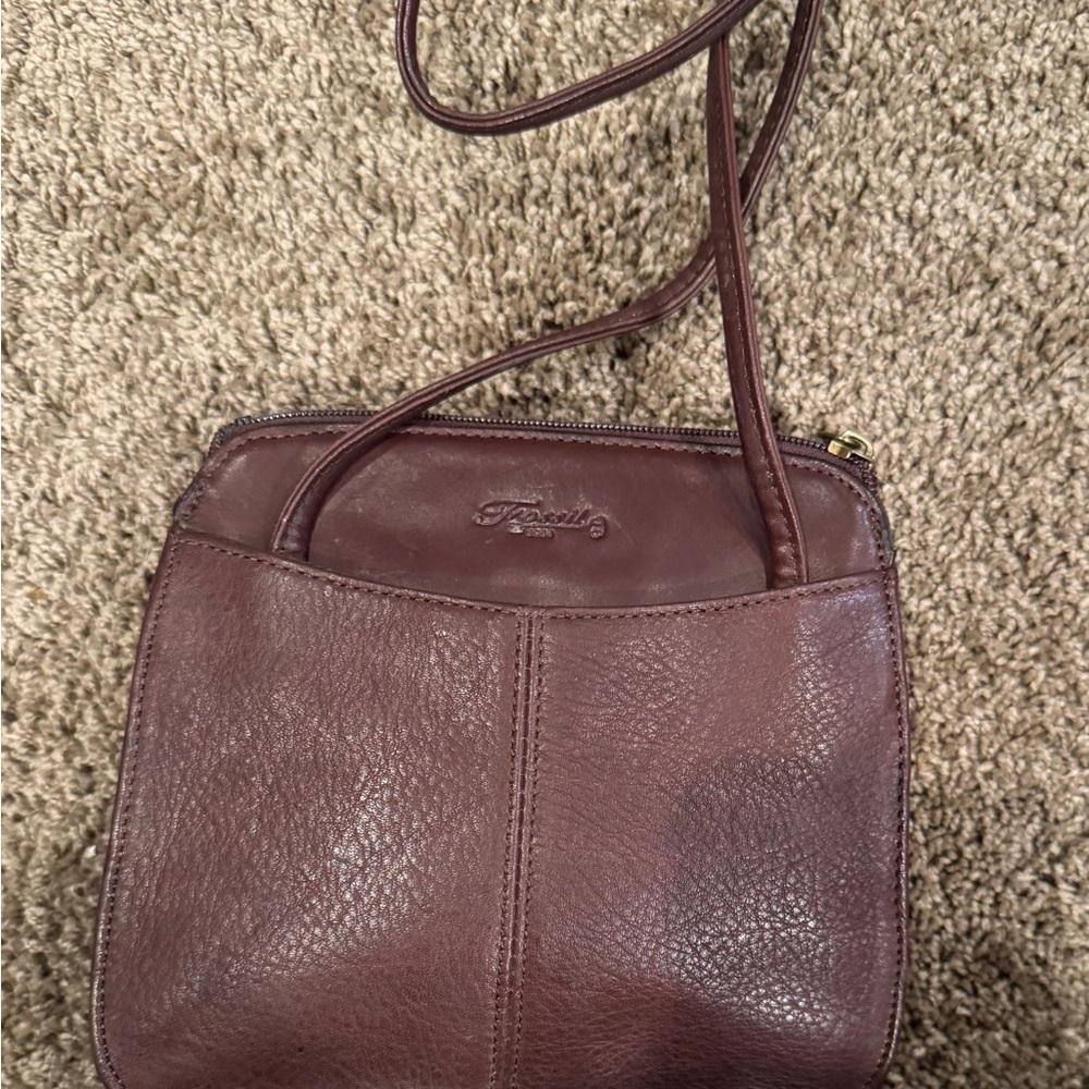Fossil Women's Brown Leather Crossbody Bag
